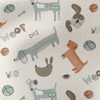 Cute Dachshund Dog Waterproof Canvas