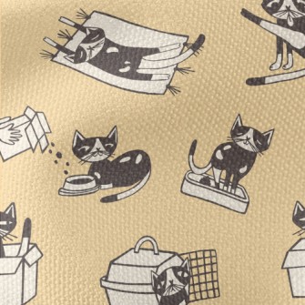 Leisure Cat Boss Waterproof Canvas
