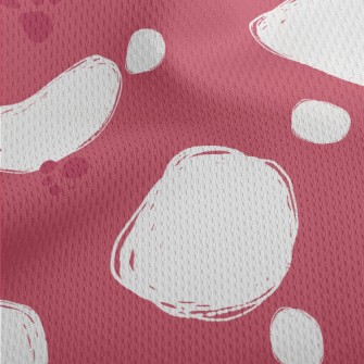 Graffiti Big Dots Athletic Mesh Flat Back