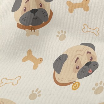 Cute Frowning Pug Terry