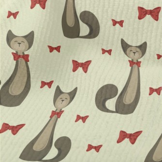 Elegant Bow Kitten Terry