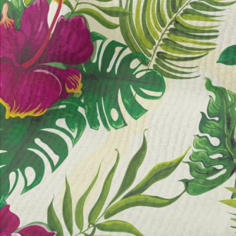 Tropical Hibiscus Leaves Terry