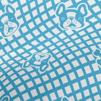 Bulldog With Changing Expressi Performance Linen