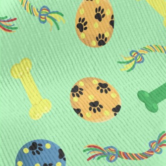 Dog Toy Ball Bone Standard Corduroy