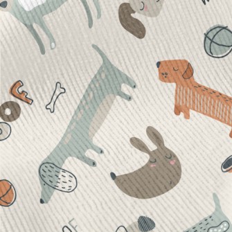 Cute Dachshund Dog Standard Corduroy