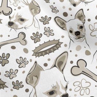 Small And Elegant Chihuahua Micro Fleece