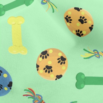 Dog Toy Ball Bone Micro Fleece