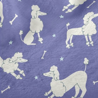 Proud And Elegant Poodle Minky