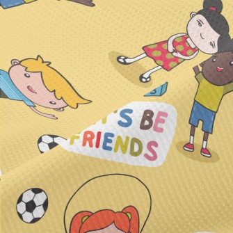 Children Playing Piqué