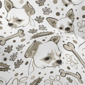 Small And Elegant Chihuahua Lightweight Performance Linen