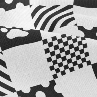 Geometric Square Dog Paw Print Modern Jersey