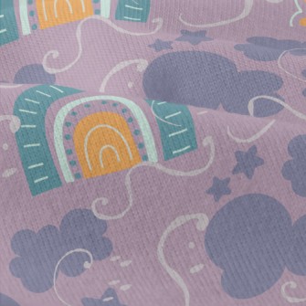 Fairytale Rainbow Dark Clouds Modern Jersey