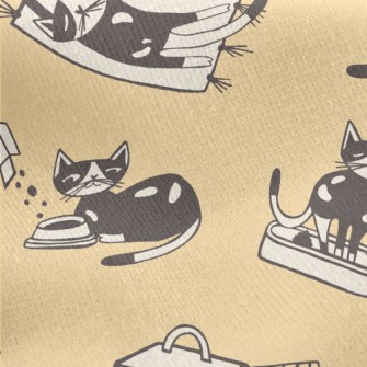 Leisure Cat Boss Jersey Backed Fleece