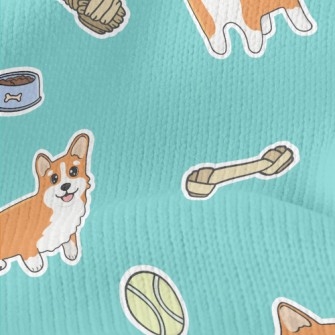 Cute Corgi Stretch Jersey