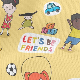 Children Playing Stretch Jersey