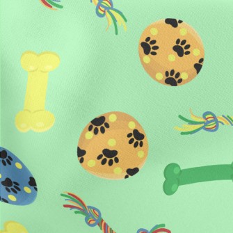 Dog Toy Ball Bone Lightweight Cotton Poplin