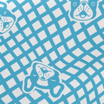 Bulldog With Changing Expressi Midweight Cotton Poplin