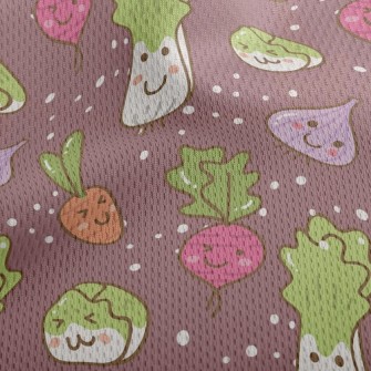 Chinese Cabbage With Funny Exp Athletic Mesh Flat Back