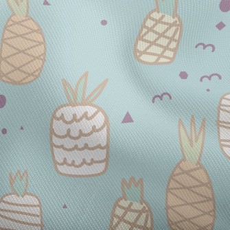 Cute Doodle Pineapple Dobby