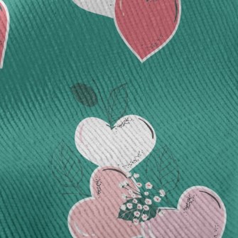 Love Shaped Leaves Standard Corduroy