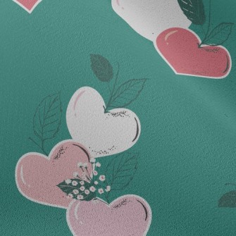Love Shaped Leaves Chiffon