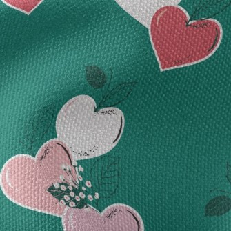 Love Shaped Leaves Waterproof Canvas