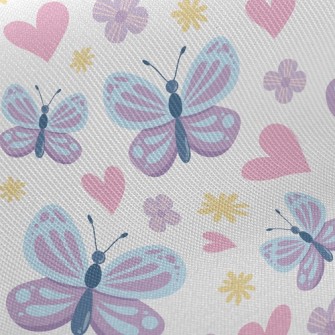Lively And Playful Butterfly Twill