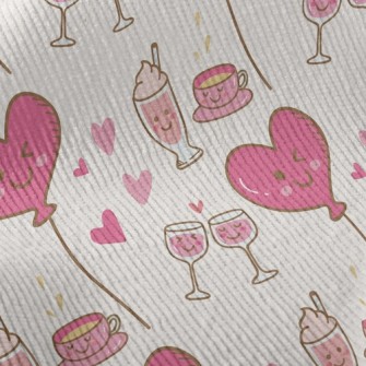 Love Balloon Lover Wine Glass Standard Corduroy