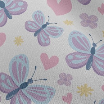 Lively And Playful Butterfly Chiffon