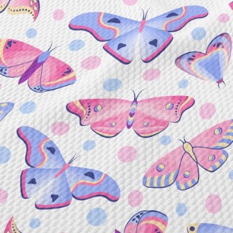 Beautiful Pattern Butterfly Birdseye Piqué