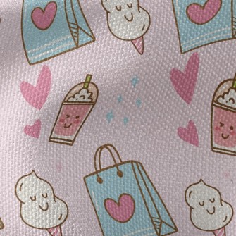 Shiny Shopping Shopping Bag Waterproof Canvas