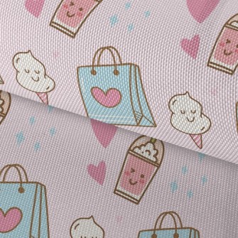 Shiny Shopping Shopping Bag Waterproof Oxford