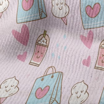 Shiny Shopping Shopping Bag Terry