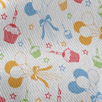 Balloon Birthday Party Standard Corduroy