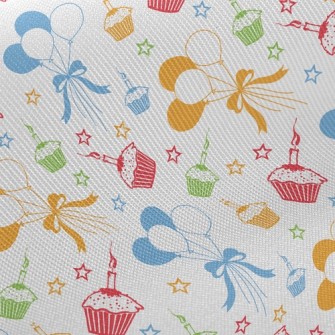 Balloon Birthday Party Twill