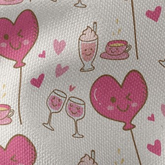 Love Balloon Lover Wine Glass Waterproof Canvas