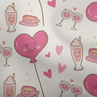 Love Balloon Lover Wine Glass Dobby