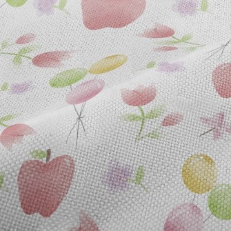 Watercolor Apple Balloon Performance Linen