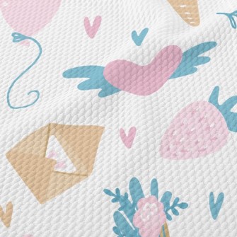 Love Bouquet Love Letter Birdseye Piqué