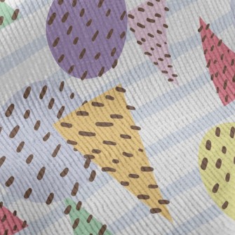 Art Abstract Scribbling Standard Corduroy