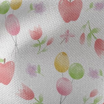 Watercolor Apple Balloon Waterproof Canvas
