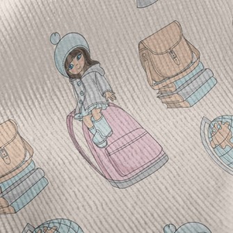 Little Girl Learns Knowledge Standard Corduroy