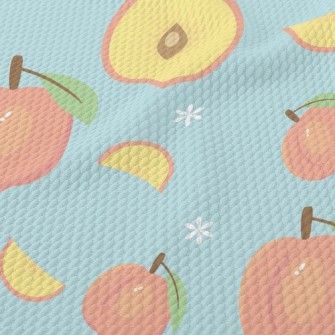 Fragrant And Delicious Peach Birdseye Piqué
