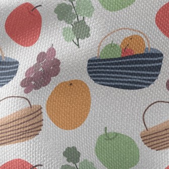 Sweet Fruit Basket Waterproof Canvas
