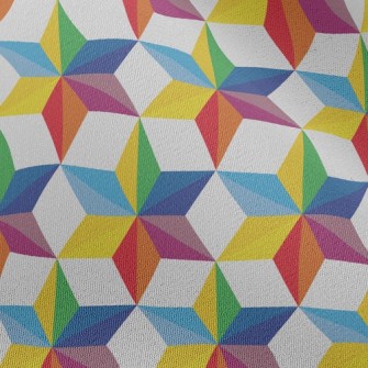 Three-dimensional Ray Hexagona Chiffon