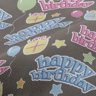 Birthday Wishes Text Performance Linen