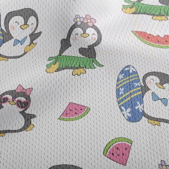 Happy Dancing Penguin Athletic Mesh Flat Back