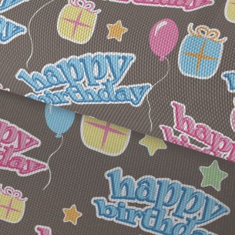 Birthday Wishes Text Waterproof Oxford
