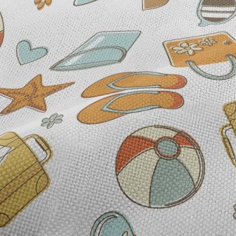 Happy Seaside Vacation Performance Linen