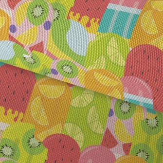 Fruit Pulp Ice Cream Waterproof Oxford